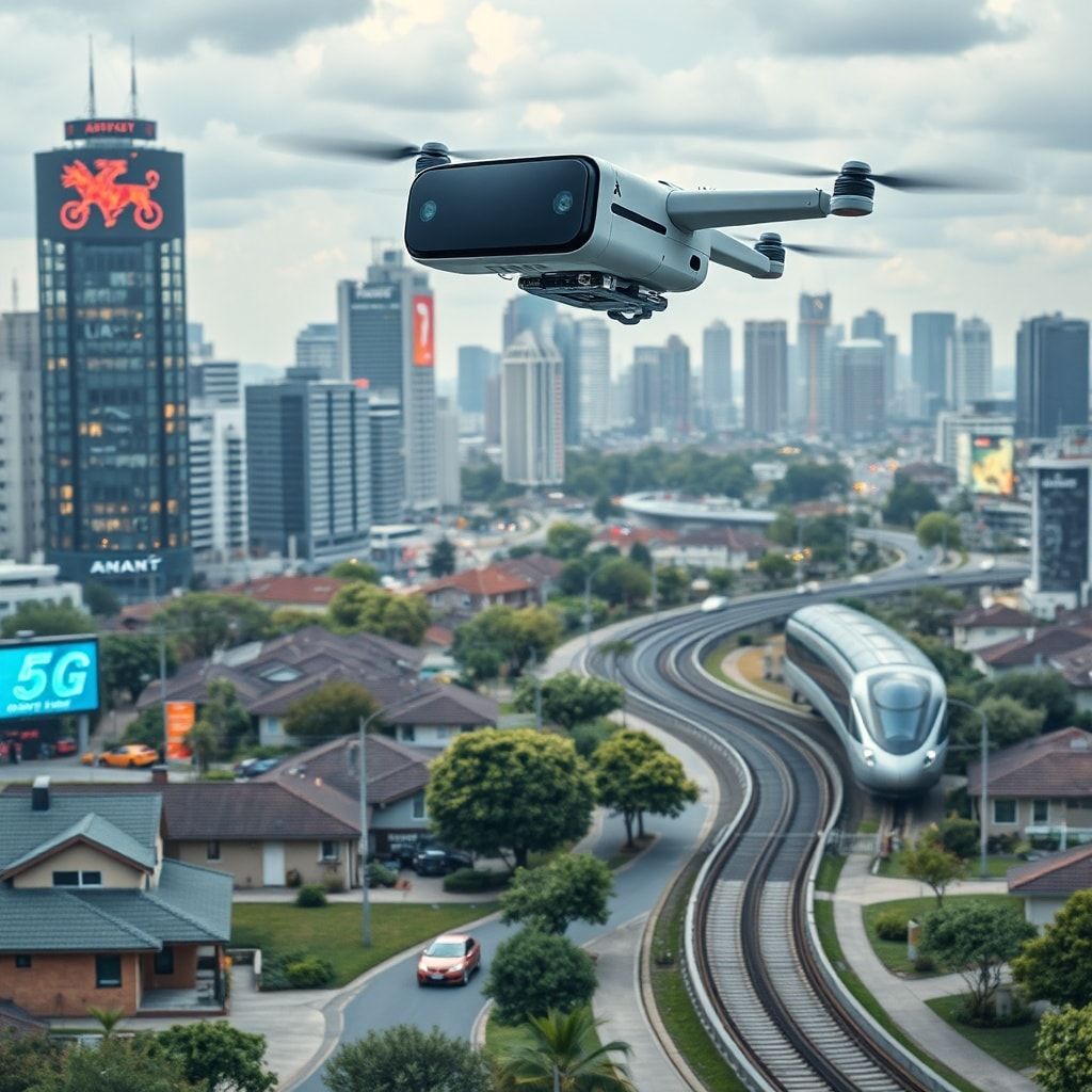 exploring - virtual reality gaming experience with realistic graphics, futuristic cityscape with flying cars and digital bill