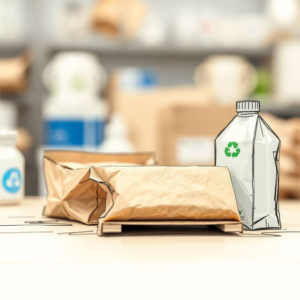 sustainable packaging materials and recycling process