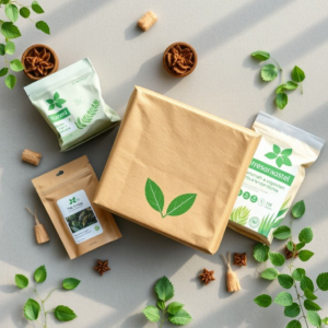 sustainable packaging materials, eco-friendly design, recycled paper, biodegradable inks, environmentally conscious, green packaging