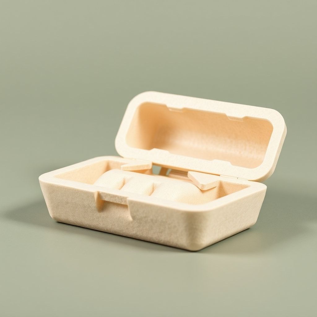 innovations - molded pulp packaging for electronics, custom shapes for delicate devices, sustainable packaging solutions, bio