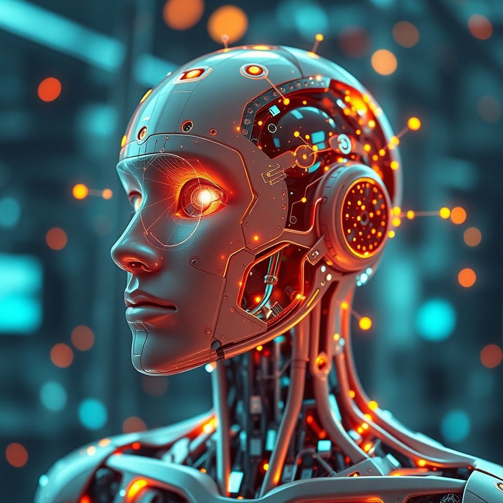 Artificial intelligence in action, futuristic technology concept, digital transformation, machine learning algorithms, deep learning, neural networks, innovative tech solutions