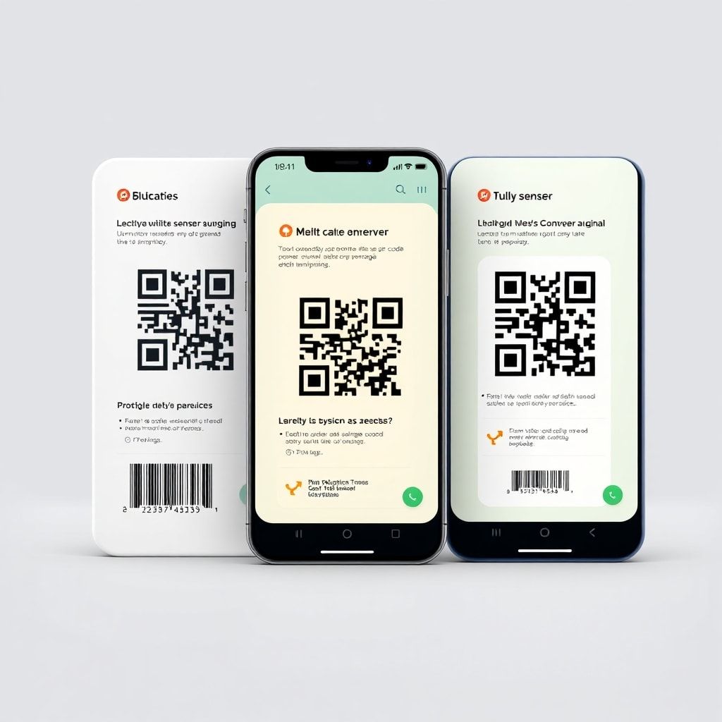 exploring - smart packaging with QR codes and sensor technology, providing real-time information to consumers, sleek and mode