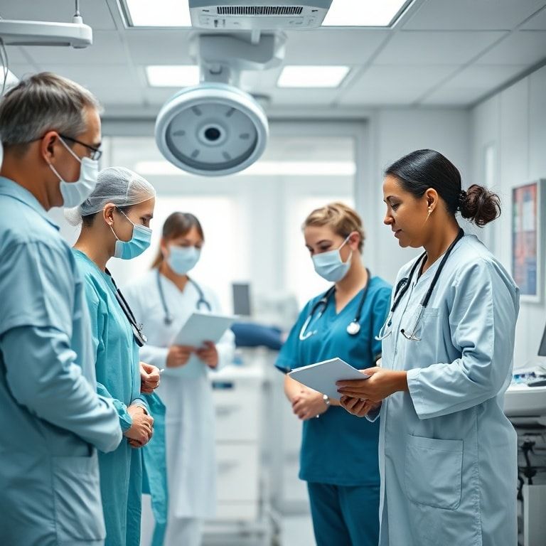 The Latest Innovations Shaping Our Future 3 latest - revolutionary healthcare technologies in a modern hospital setting, advanced medical equipment and devices, diverse