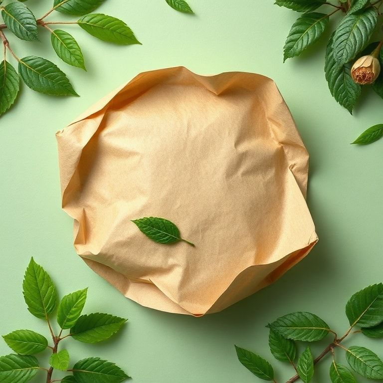 sustainable packaging using paper pulp, eco-friendly packaging materials, recyclable and biodegradable packaging, green technology concept, earth-friendly packaging solutions
