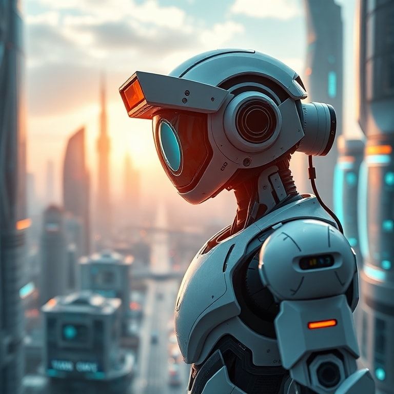 The Evolution of Technology: A Timeline of Innovation 3 evolution - future technology concepts, innovative gadgets, futuristic cityscapes, cutting-edge designs, advanced robotics, d