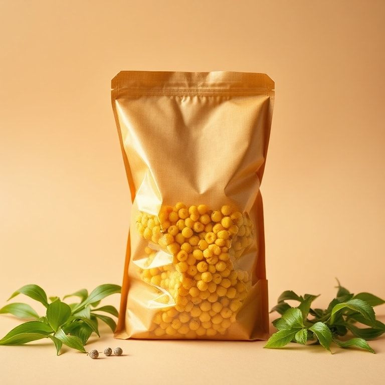 bioplastic made from corn, sugarcane, and algae, eco-friendly packaging material, sustainable alternative to traditional plastics