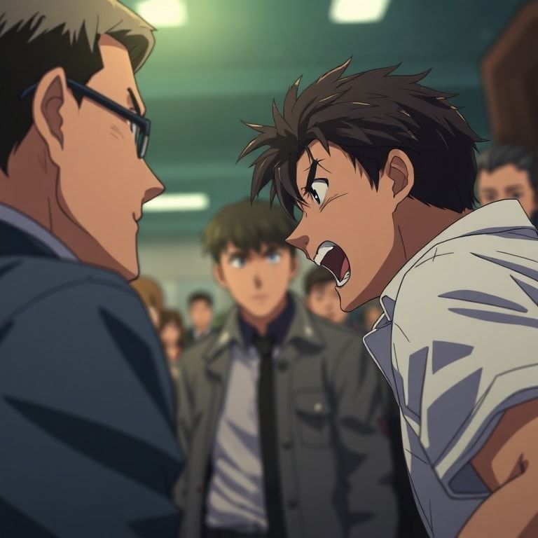 surprising - dramatic scene depicting intense emotional conflict, realistic portrayal of real-life events, gripping storyline