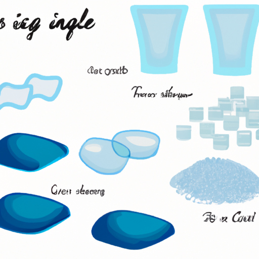illustration of various gel ice packs in different shapes and sizes, showcasing their versatility and effectiveness in pain relief